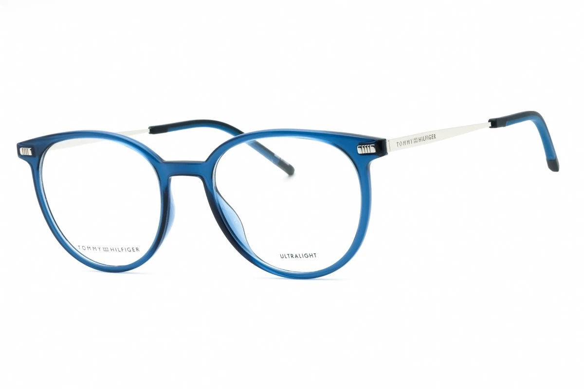 Tommy Hilfiger Womens TH 1398 R30 Blue Eyeglasses 52-17-140 - FRAMES ONLY Tommy Hilfiger Women Blue Eyeglass Frames for sale | eBay main image 4