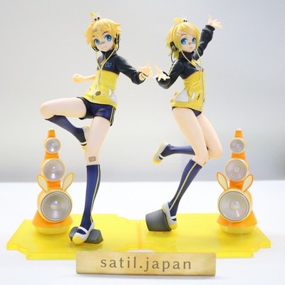 [OHNE BOX] Max Factory Kagamine Len & Rin Stylish Energy L, R Ver. 1/7 Figure...