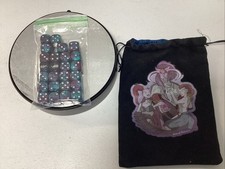 Baron of Dice Warhammer 40k DARK ELDAR/DRUKHARI SPACE ELF DICE WITH BAG jm225265