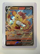 Pokemon Brilliant Stars Simisear v Card 27/172 Mint Condition