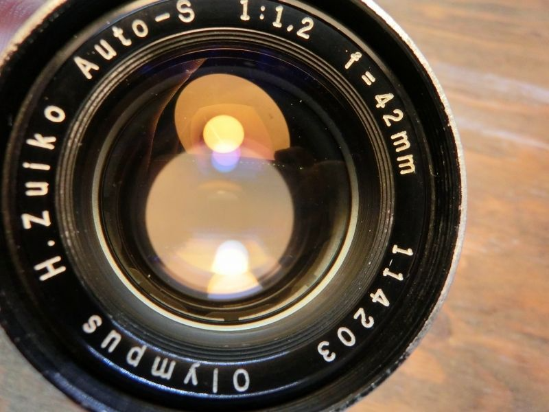 ジャンクOLYMPUS H.Zuiko auto-s 1:1.2 f=42mm Olympus H.Zuiko Auto-S 42mm f/1.2 Vintage Lens Tested Working | eBay レンズ(単焦点)