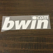 2007-11 Real Madrid BWIN.com Away 3rd GK Patch Badge Dorsal Sponsor Flocage