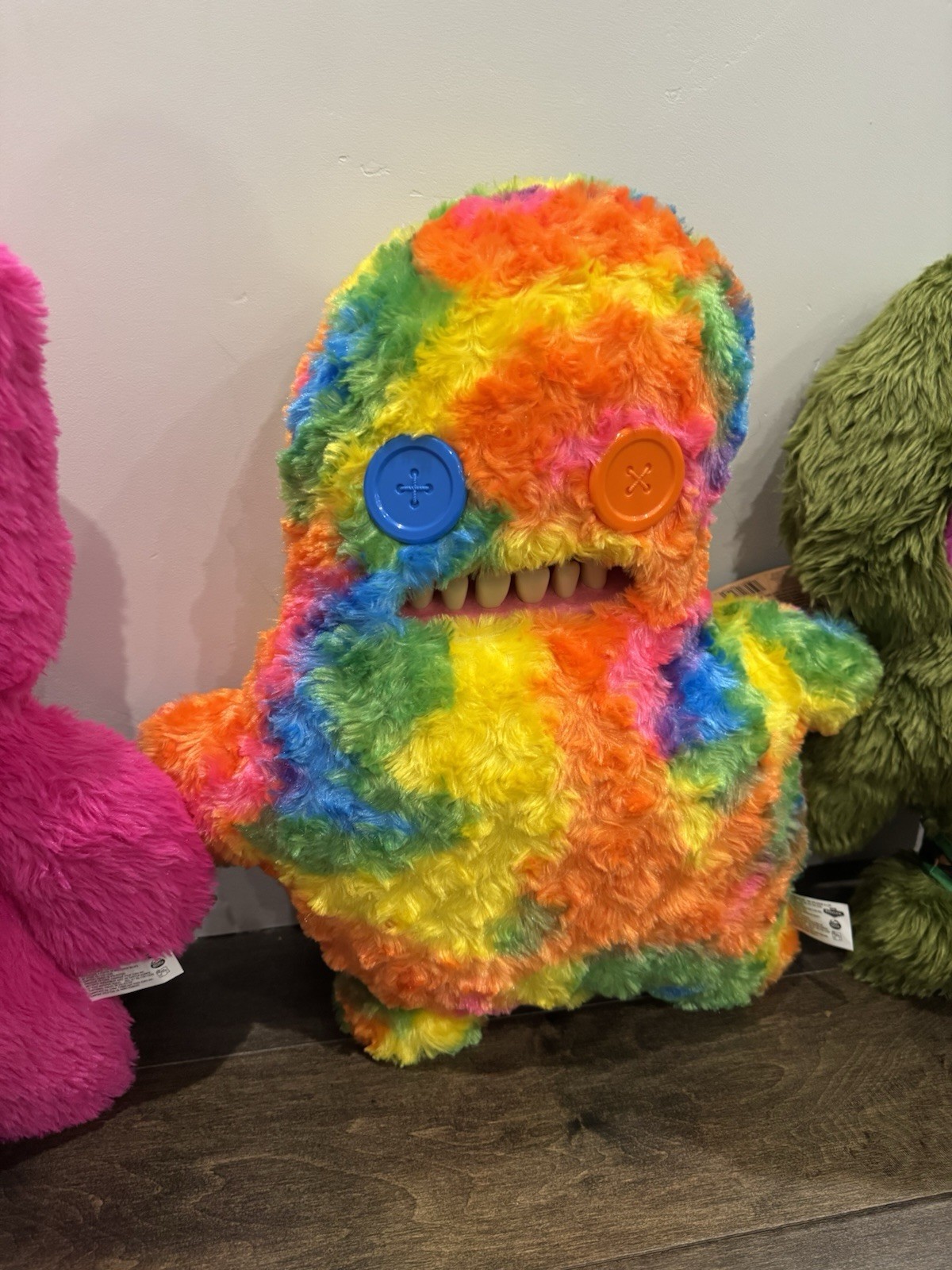 Fuggler Bigg Fugg XL 18” Set Of 6  Monster Plush w/ Teeth Jumbo Limited Edition