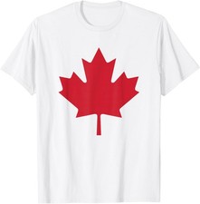 Canadian Flag Red Maple Leaf Canada Day Unisex T-Shirt