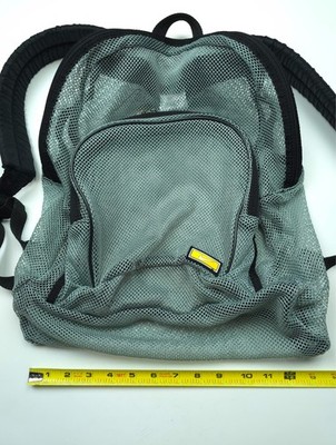 Y2K 2005 Nike Gray Black Full Mesh Backpack | eBay