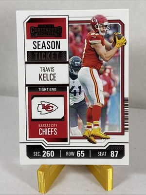 2023 Panini Contenders Travis Kelce Base #52 - Kansas City Chiefs