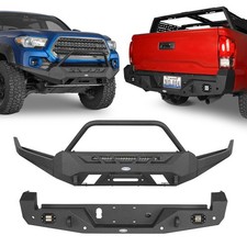 Off-road Front Rear Bumper For 16-23 Toyota Tacoma Wwinch Plate Led Light Bar