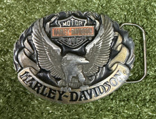 Vintage Belt Buckle 1992 Harley Dvidson by Siskiyou Buckle Co.