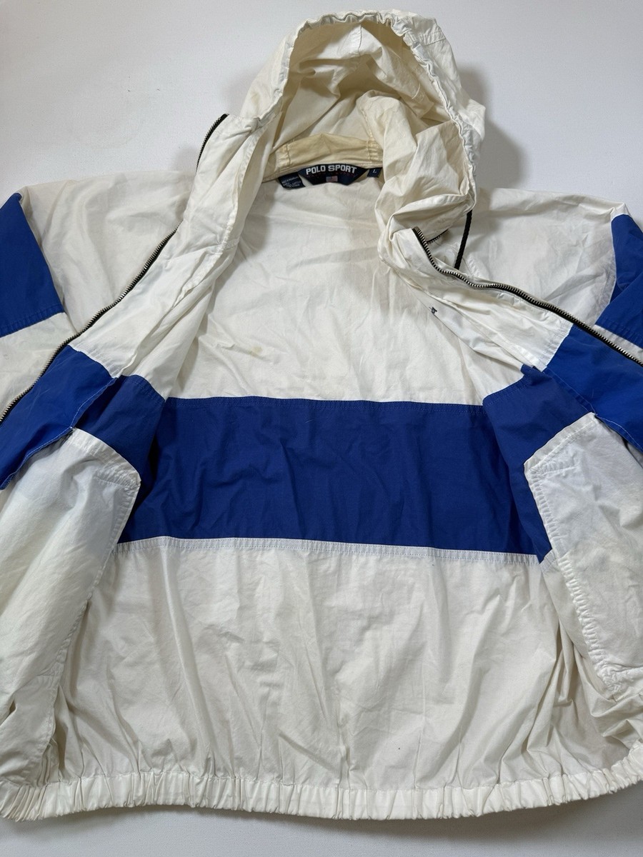 Vintage Polo Sport Ralph Lauren Jacket Mens Large Full Zip