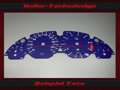 Tachoscheibe für BMW E38 B12 7er Alpina 330 Kmh 7000 UPM