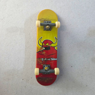 Tech Deck Toy Machine Fingerboard Oldschool Standardboard gelb/rot