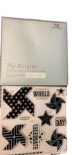 Close To My Heart Pinwheel Stamp Of The Month Cling Stamp Set S1305 USA-Made