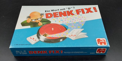 DENK FIX ! - EIN WORT MIT ''D'' - JUMBO - SPEAR SPIELE -1994 - vollständig - TOP