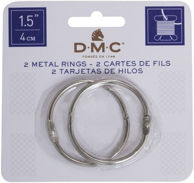DMC 6109 Metal Rings 1.5''-2/Pkg