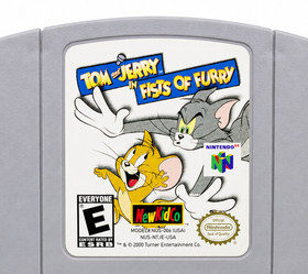 Tom and Jerry in Fists of Furry Nintendo 64 N64 Game Authentic Tested = Works