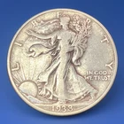 1938 Walking Liberty Half Dollar 90% Silver Coin 50c Circulated Philadelphia