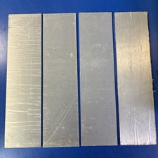 6061 T651 Aluminum Sheet Metal 3 X 12 X 1/4 Inch 4Pcs Flat Plain Aluminum sheet