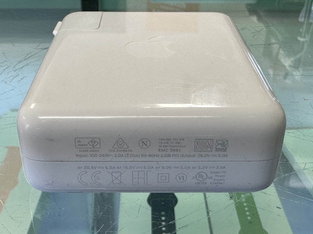 Genuine Apple 140W USB-C Power Adapter for Macbook M1 A2452