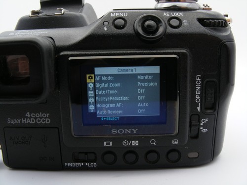 Sony Cybershot DSC-F828 4color Super HAD CCD Digital Camera body 'Sensor issue' - Picture 17 of 21