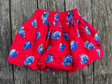 Abercrombie Kids Girls Red Floral Mini Skirt Size M or 12