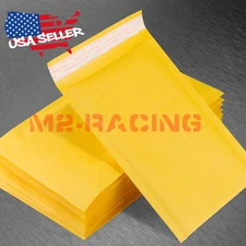 ANY SIZE Yellow Kraft Bubble Mailers Mailing Shipping Envelopes Bags Shockproof