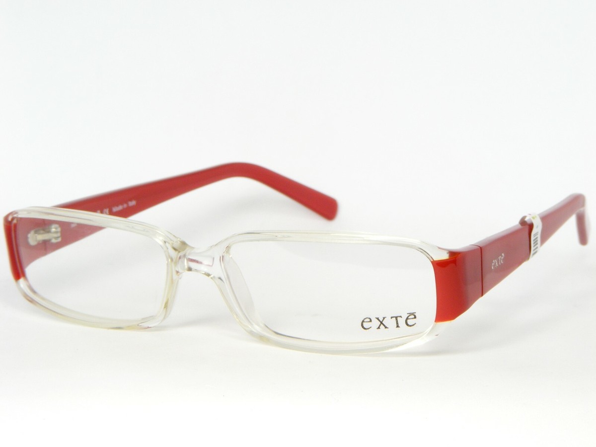 EXTE ITALIAN EYEGLASSES FRAMES EXTE EX21902 Vintage Eyeglasses, Unique Rectangle Glasses  main image 2