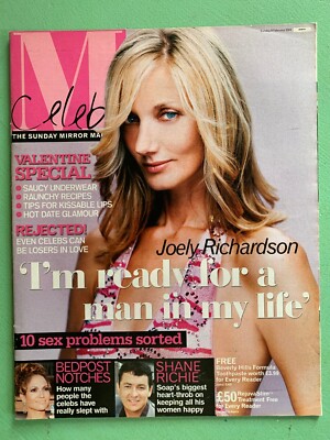 M CELEBS 8-02-2004 JOELY RICHARDSON Hollyoaks Sarah Dunn Shane Richie Vic Reeves