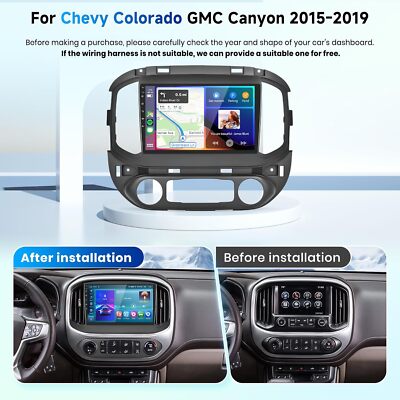 For Chevrolet Colorado 2015-2019 Carplay Android 12 Stereo Radio GPS Navi WiFi