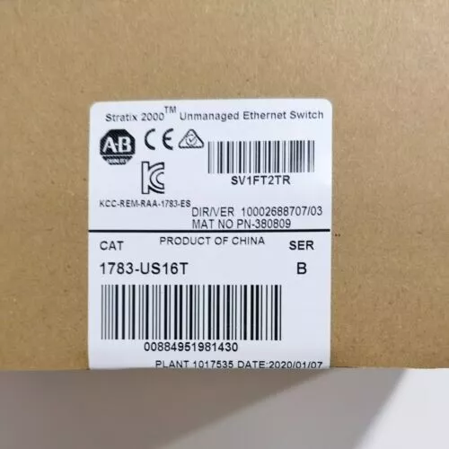 Allen-Bradley New1783-US16T Stratix 2000 Switch Unmanaged 16Port 1783 US16T US - Picture 2 of 4