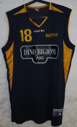 MAGLIA CANOTTA SHIRT JERSEY BASKETBALL BASKET MONTEGRANARO ANCONA ITALIA VINTAGE - Imagen 2 de 8