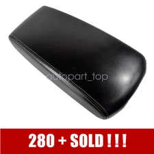 Fits 2009-2014 Nissan Maxima Leather Center Console Lid Armrest Cover Skin Black