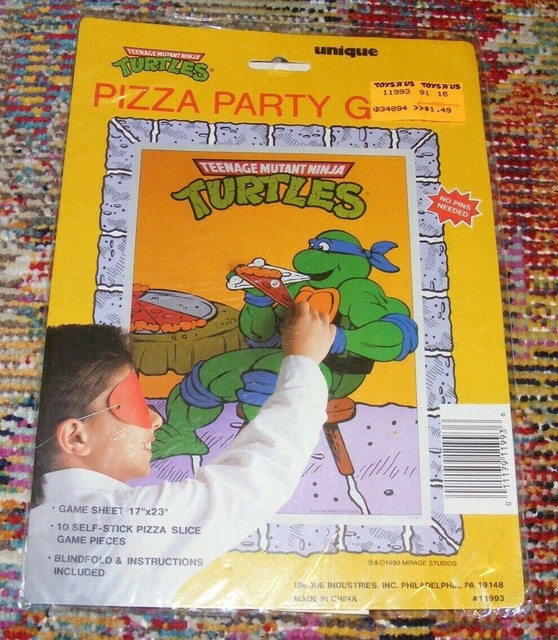 8 Vintage Ninja Turtles Pins 1990/'s