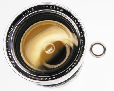 Objectif Topcon Tokyo Kogaku RE Auto-Topcor 25 mm F3.5