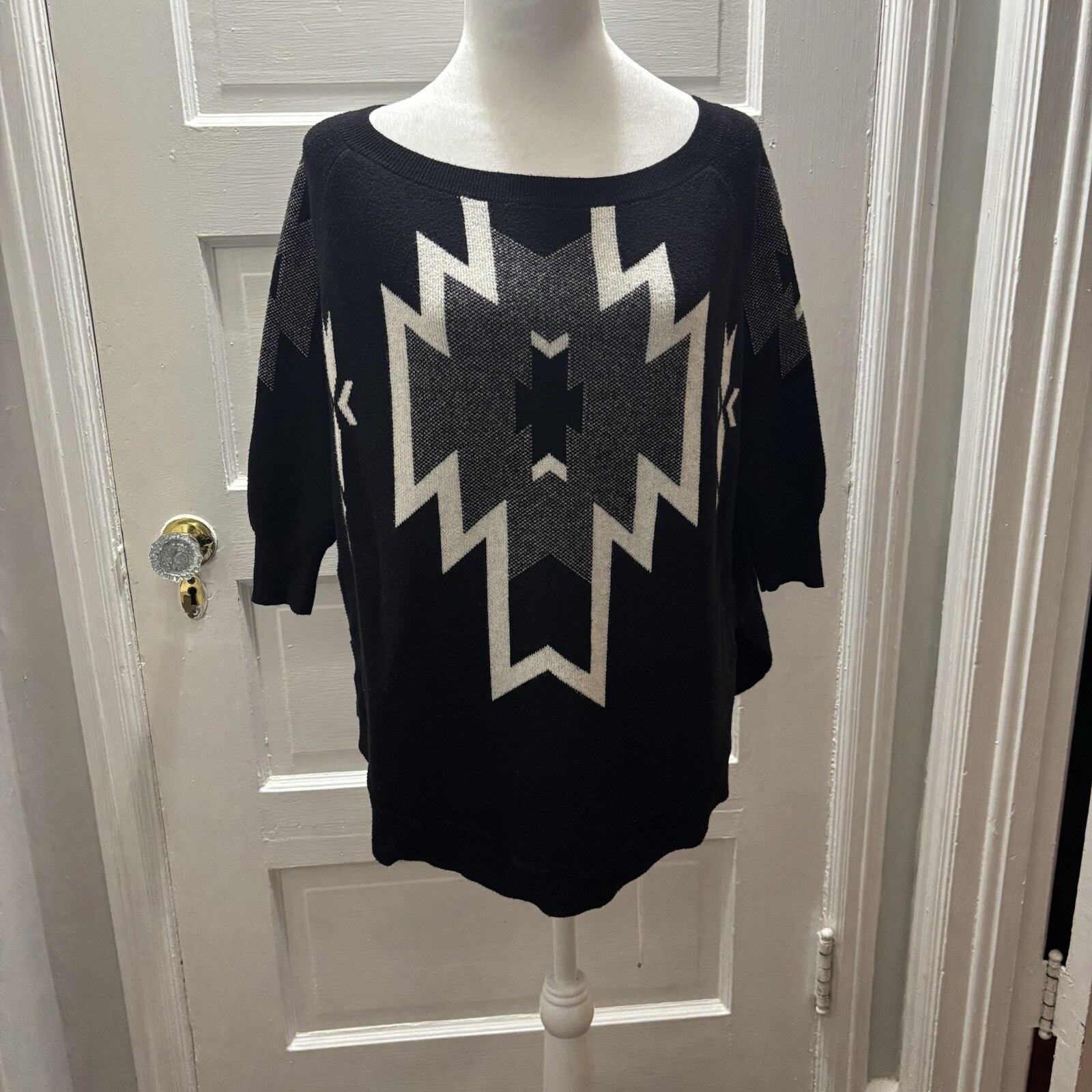 Express patterned Pullover Sweater - Size XS - image 1