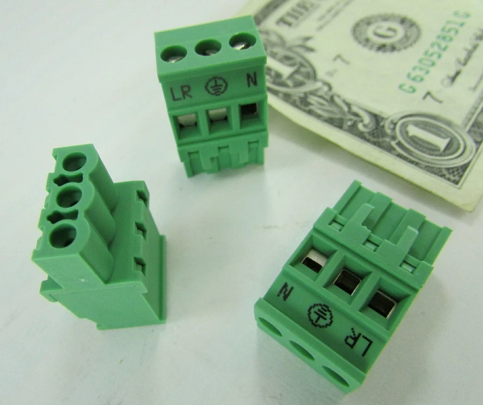 Lot 10 Phoenix Contact 3-Position Combicon 2,5/ 90 Deg. Female Plugs MVSTBR 5.08 - Image 2 of 4