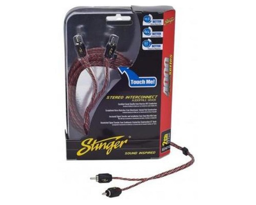 STINGER SI429 4000 Series 2.74 Metre 9Ft 2 Channel Directional Twisted Car RCA - 第 1/2 張圖片