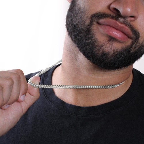 Collana Cubana Uomo Ragazzo Regalo compleanno lui - Cofanetto con DEDICA incluso - Foto 6 di 7