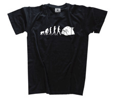 Maglietta White Edition Evoluzione Tende Vacanze Campeggio Tenda Primato per Uomo