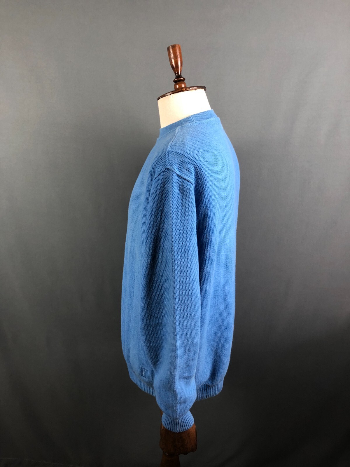 Maglione Yves Saint Laurent cotone blu uomo taglia L