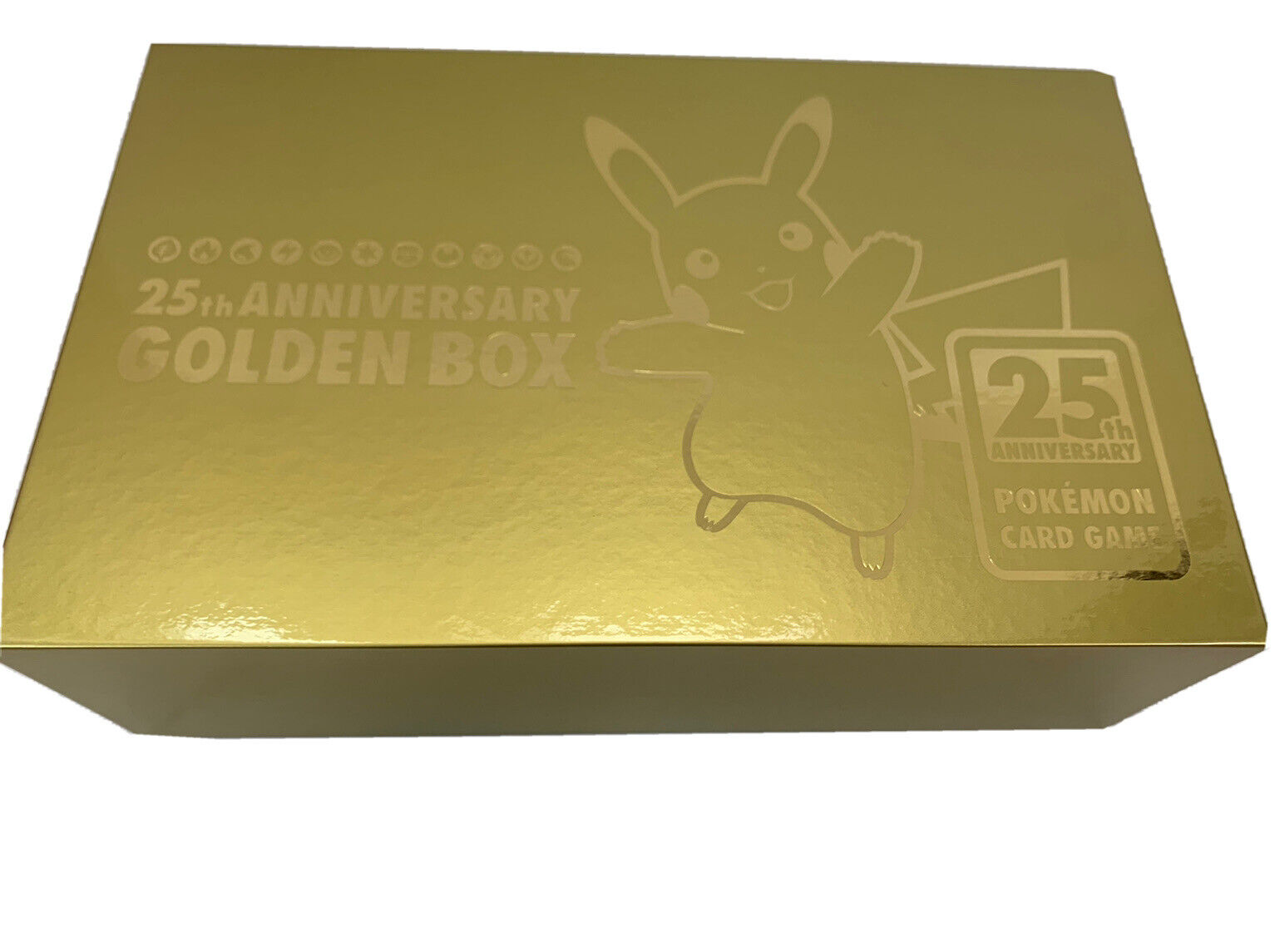 Golden Pokemon Sword & Shield 25th Anniversary Golden Box Card 