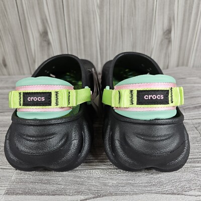 Crocs Echo Clog Shoes Spring Break Edition Black/Multicolored - Men\'s Size13 NEW Crocs Echo Clog Shoes Spring Break Edition Black  main image 2