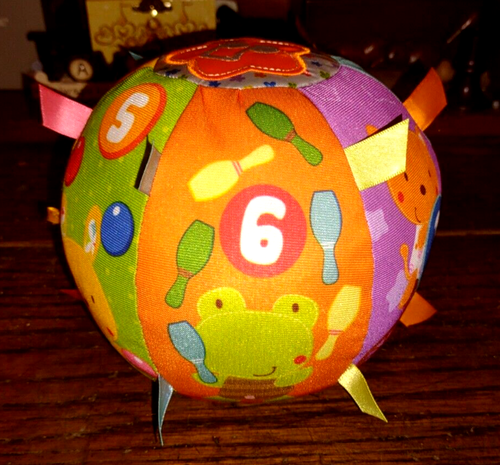 Vtech Lil' Critters ROLL & DISCOVER BALL Soft Toy Music Animals Sounds Numbers - Picture 4 of 6