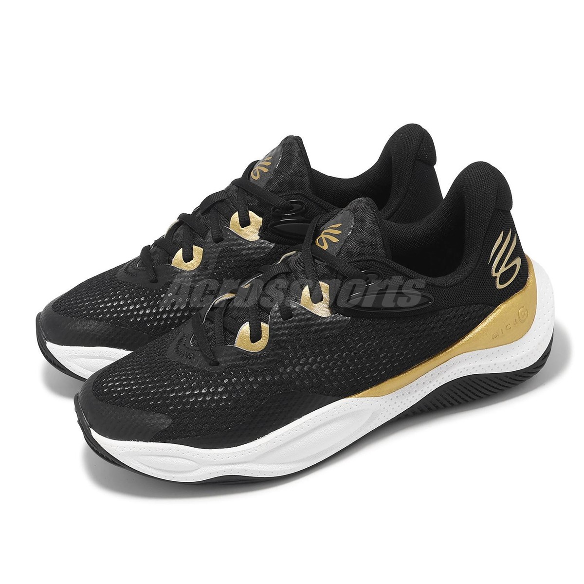 Under Armour Curry Splash 24 AP UA Black White Gold Men Basketball