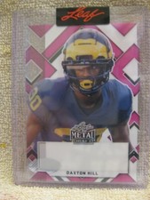 2022 LEAF METAL DRAFT PINK MOJO DAXTON HILL ROOKIE #PA-DH1 unsigned auto 1/1