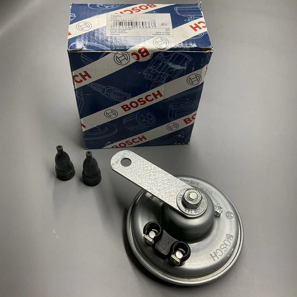 Bocina de aire BOSCH OE tono alto 12V para Mercedes-Benz 190E 300SD 450SEL 0986320147 Foto 2 de 4