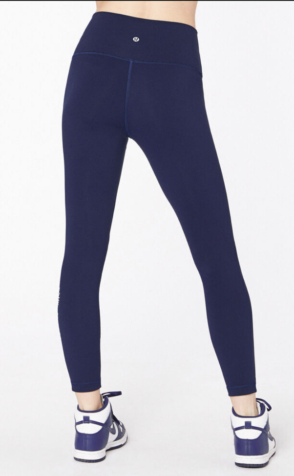 LULULEMON SOUL CYCLE Wunder Under 25”Leggings 8 Navy Blue New eBay