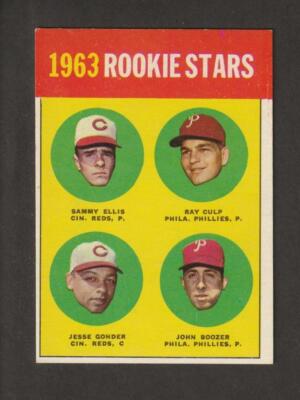 1963 TOPPS ROOKIE STARS #29 - ELLIS, CULP, GONDER, BOOZER - NM (2235)