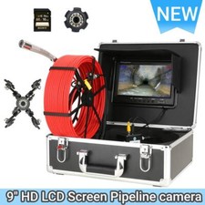 Sewer Camera 9", 1080P Camera DVR Recorder for Plumber, Homeowners 16GB TF Card