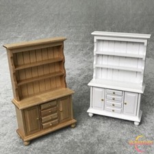 1:12 Scale Dollhouse Miniature Furniture Wooden Bookcase Cabinet Bookshelf Gifts