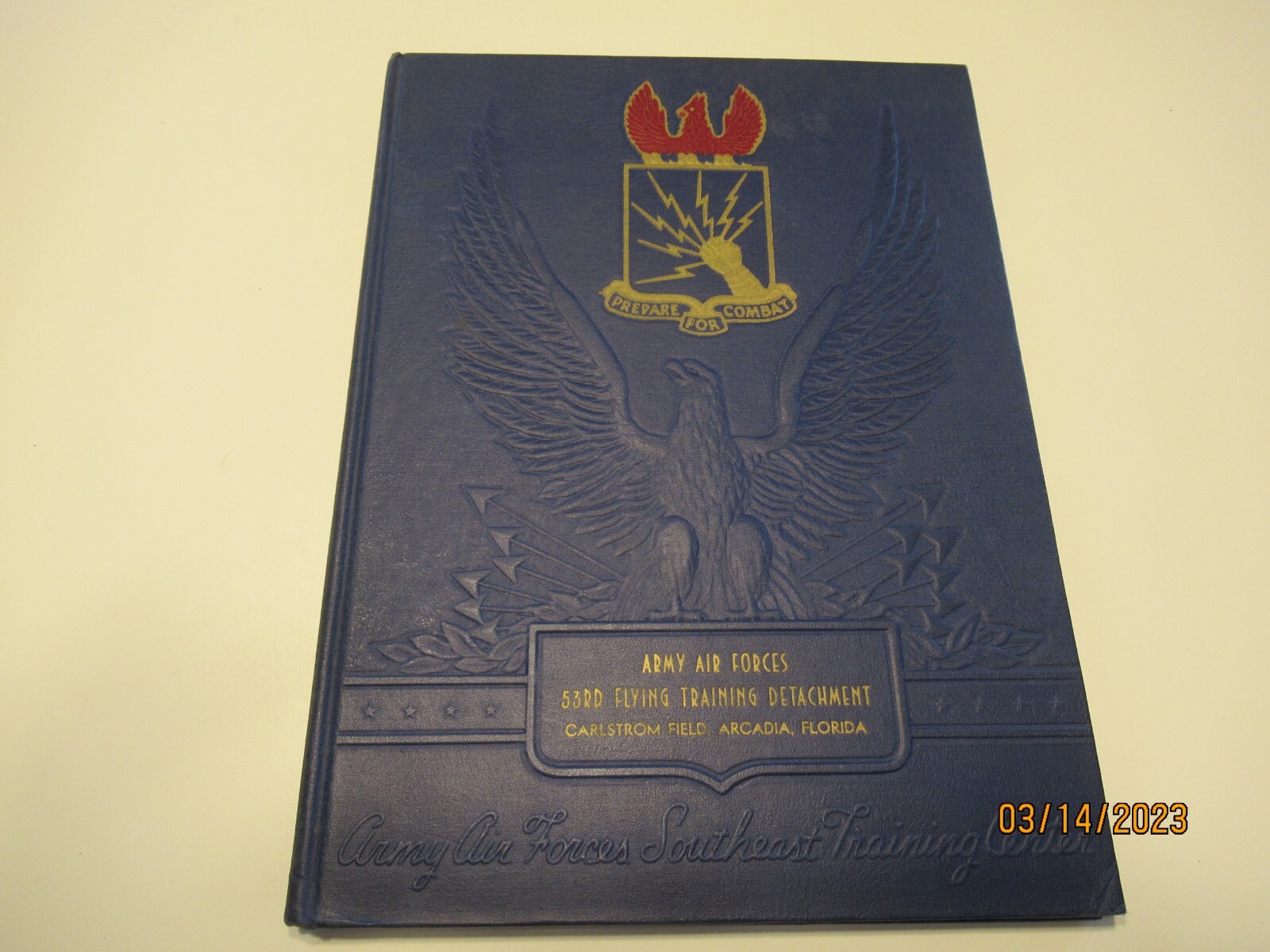 WWII "53rd FLYING TRAINING DETACHMENT" (AAF CARLSTROM FIELD, ARCADIA